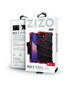 Kup Pachet etui Zizo Bolt pentru Apple iPhone 12/12 Pro cu sticlă 9H pe ecran + suport și prindere pentru curea (negru/roșu) - ZIZ053BLKRED - {ean13} - Sklep Home Screen