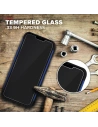 Kup Pancerne etui Zizo Bolt Cover Apple iPhone 12/12 Pro ze szkłem 9H na ekran + podstawka & uchwyt do paska (niebieski/czarny) - ZIZ054BLUBLK - {ean13} - Sklep Home Screen