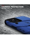 Buy Zizo Bolt Cover - Case for iPhone 12 / iPhone 12 Pro with Military Grade + Glass Screen Protector & Kickstand and Holster (Blue/ - ZIZ054BLUBLK - {ean13} - Home Screen Store Europe