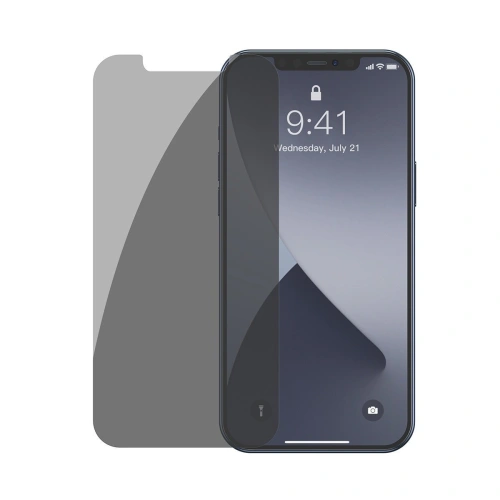 Buy Tempered glass 0.3mm Baseus with Privatization filter Apple iPhone 12 mini (2pcs) - BSU1859 - {ean13} - Home Screen Store Europe