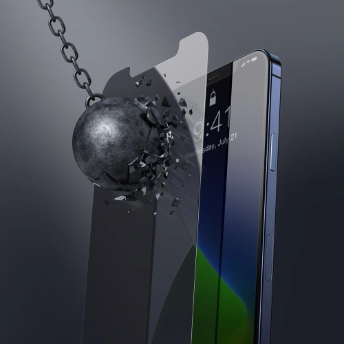 Kup Gehärtetes Glas mit privatisierendem Filter 0.3mm Baseus Apple iPhone 12 mini (2Stk.) - BSU1859 - {ean13} - Sklep Home Screen