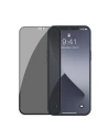 Gehärtetes Glas mit privatisierendem Filter 0.3mm Baseus Apple iPhone 12 mini (2 Stück) schwarz