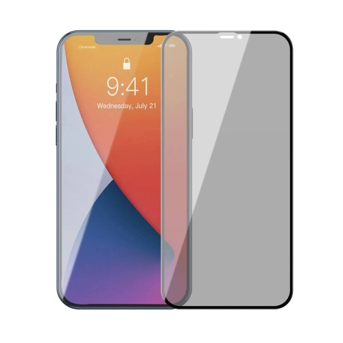 Kup Szkło hartowane z filtrem prywatyzującym 0.23mm Baseus Apple iPhone 12/12 Pro (2szt.) - BSU1864 - {ean13} - Sklep Home Screen
