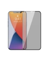 Gehärtetes Glas mit privatisierendem Filter 0.23mm Baseus Apple iPhone 12/12 Pro (2 Stück)