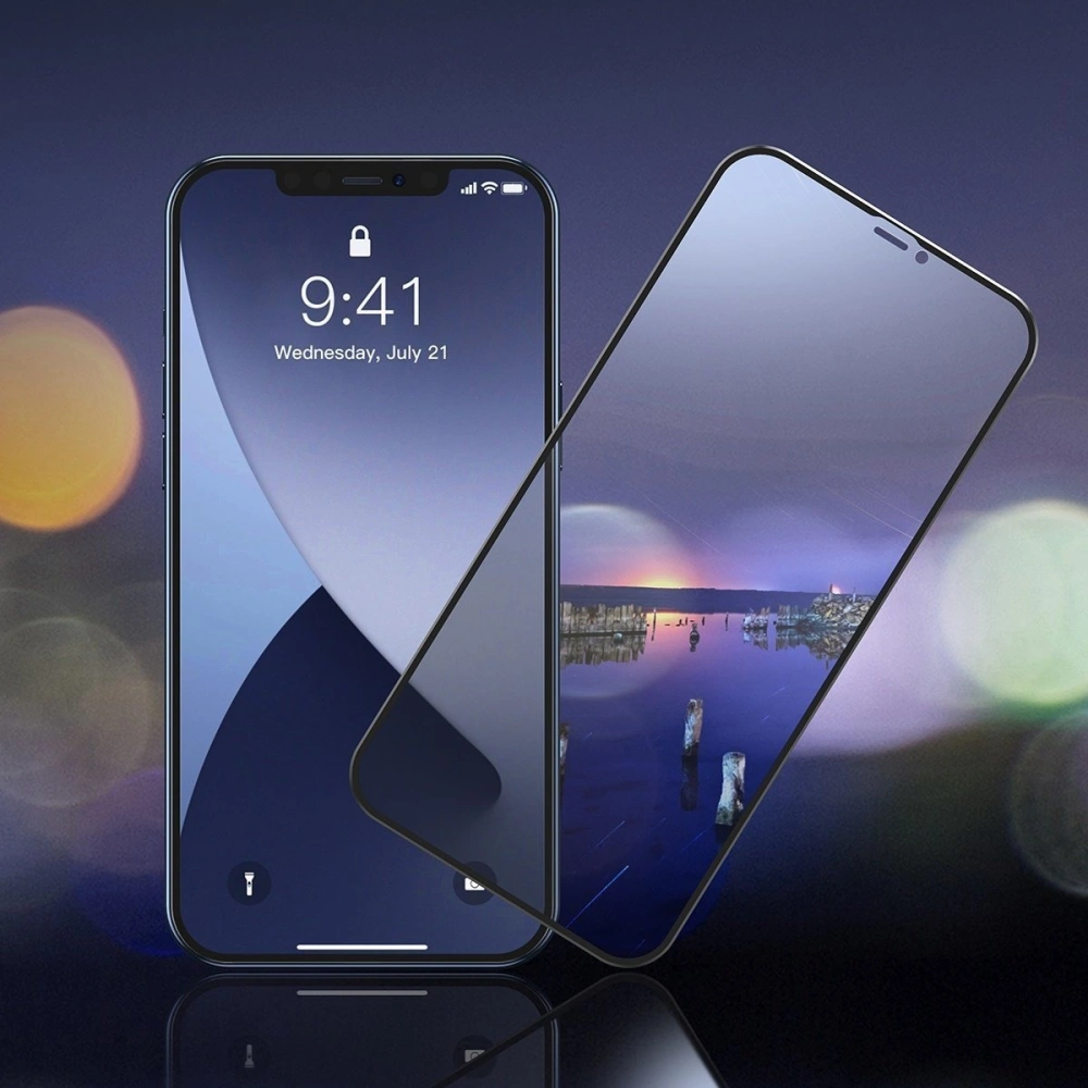 Szkło hartowane z filtrem prywatyzującym 0.23mm Baseus Apple iPhone 12 Pro Max (2szt.)