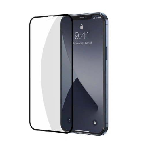 Buy Tempered glass 0.3mm Baseus Apple iPhone 12 Pro Max (2pcs) black - BSU1866 - {ean13} - Home Screen Store Europe