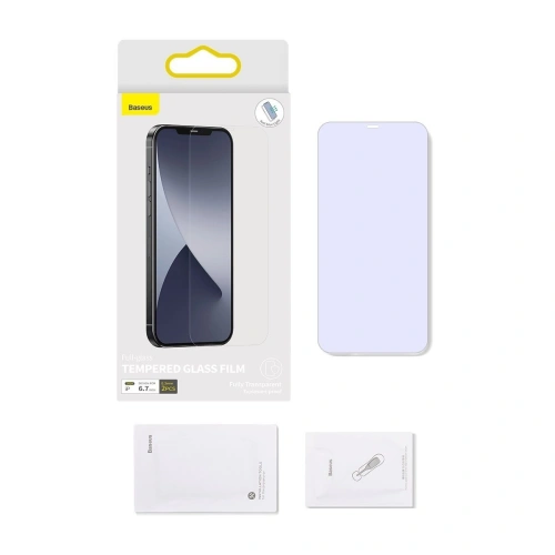 Buy Tempered glass 0.3mm Baseus with light filter Apple iPhone 12 Pro Max (2pcs) - BSU1872 - {ean13} - Home Screen Store Europe