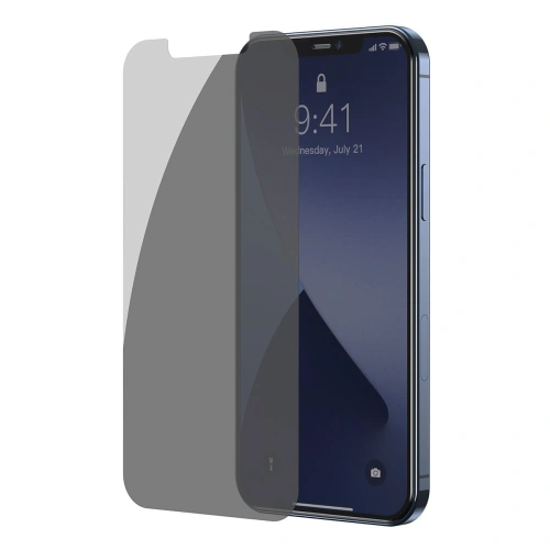 Buy Tempered glass 0.3mm Baseus with Privatization filter Apple iPhone 12/12 Pro (2pcs) - BSU1873 - {ean13} - Home Screen Store Europe