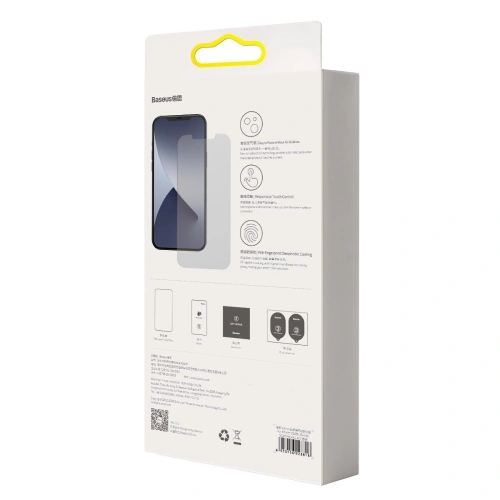 Kup Gehärtetes Glas mit privatisierendem Filter 0.3mm Baseus Apple iPhone 12 Pro Max (2 Stück) - BSU1874 - {ean13} - Sklep Home Screen