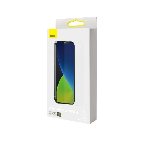 Kup Gehärtetes Glas 0.3mm Baseus Apple iPhone 12 Pro Max [2 PACK] - BSU1877 - {ean13} - Sklep Home Screen