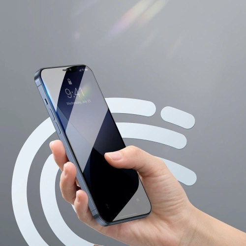 Buy Tempered glass 0.23mm PE01 Baseus Apple iPhone 12 Pro Max (2pcs) black - BSU1879 - {ean13} - Home Screen Store Europe