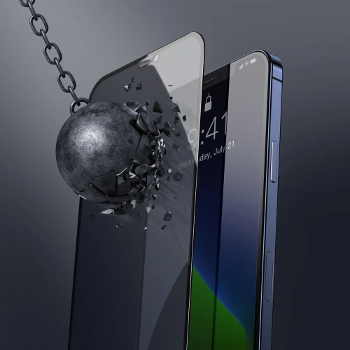 Kup Sticlă călită cu filtru de privatizare 0.3mm Baseus Apple iPhone 12/12 Pro (2buc.) neagră - BSU1880 - {ean13} - Sklep Home Screen