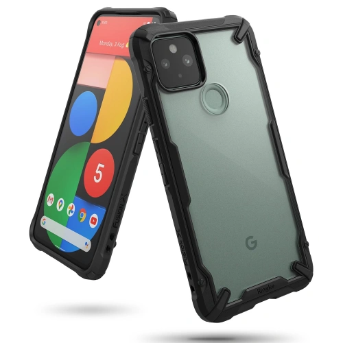 Kup Case Ringke Fusion-X Google Pixel 5 Schwarz - RGK1302BLK - {ean13} - Sklep Home Screen