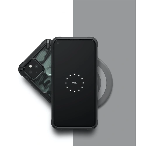 Kup Case Ringke Fusion-X Google Pixel 5 Schwarz - RGK1302BLK - {ean13} - Sklep Home Screen