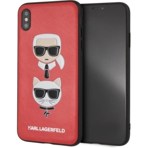 Kup Etui Karl Lagerfeld KLHCI65KICKCRE Apple iPhone XS Max hardcase czerwony/red Karl & Choupette - KLD379RED - {ean13} - Sklep Home Screen