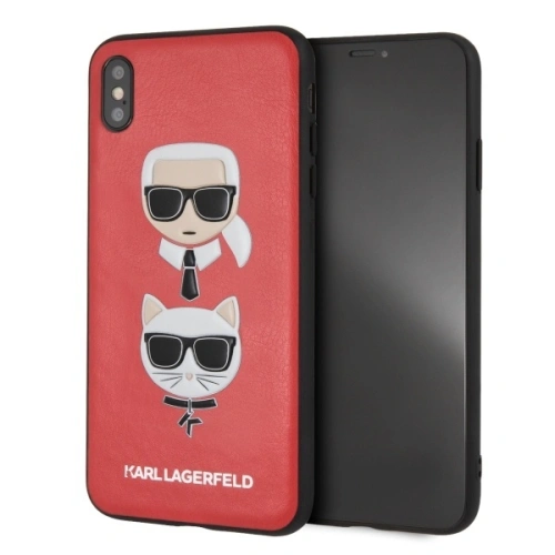 Kup Etui Karl Lagerfeld KLHCI65KICKCRE Apple iPhone XS Max keménytok piros/kék Karl & Choupette - KLD379RED - {ean13} - Sklep Home Screen