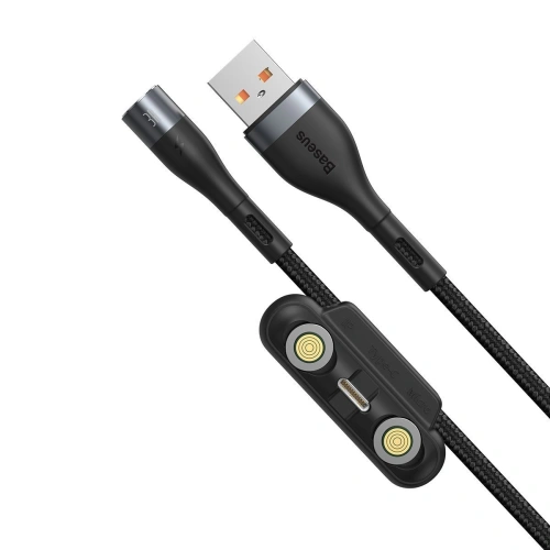 Kup Baseus USB-Kabel Fast 4in1 USB zu USB-C / Lightning / Micro 3A 1m (grau + schwarz) - BSU1883GRYBLK - {ean13} - Sklep Home Screen