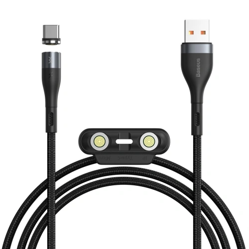 Kup Baseus USB-Kabel Fast 4in1 USB zu USB-C / Lightning / Micro 3A 1m (grau + schwarz) - BSU1883GRYBLK - {ean13} - Sklep Home Screen