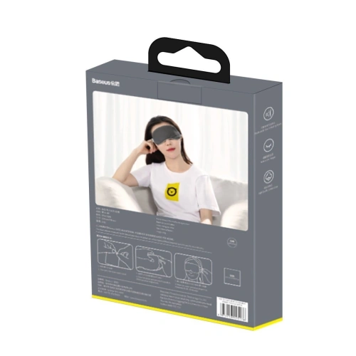 Buy Baseus Thermal Series Eye Cover (with 2 Packs of Hot Compress Patches for Replacement) Dark Grey - BSU1894GRY - {ean13} - Home Screen Store Europe