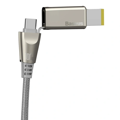 Buy Baseus Flash Series Fast Charging Data Cable with Square Lenovo Head Type-C to C+DC 100W 2m Grey - BSU1895GRY - {ean13} - Home Screen Store Europe