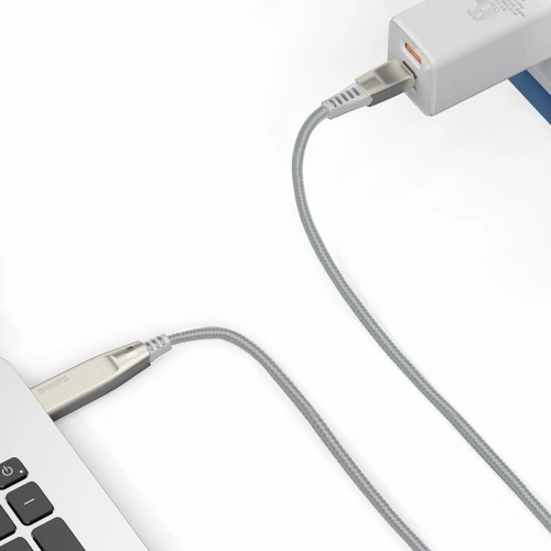 Kup Cablul 2w1 Baseus Flash Series, USB-C la USB-C / conector Lenovo, 100W, 2m (gri) - BSU1895GRY - {ean13} - Sklep Home Screen