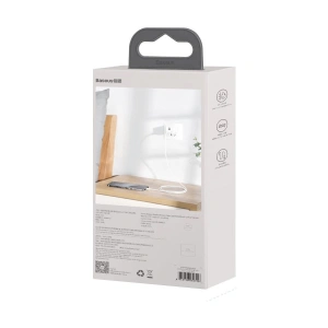 Baseus 1.5m USB-C zu Lightning Kabel Simple Wisdom, PD, 20W, (weiß) 2 Stk.