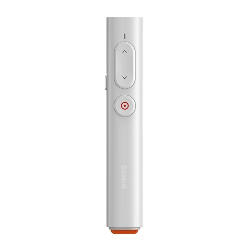 Kup Baseus Multifunktions-Fernbedienung Orange Dot für Präsentationen, mit Laserpointer, ohne Batterien (weiß) - BSU1899WHT - {ean13} - Sklep Home Screen