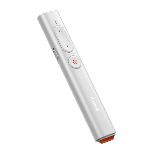 Kup Baseus Multifunktions-Fernbedienung Orange Dot für Präsentationen, mit Laserpointer, ohne Batterien (weiß) - BSU1899WHT - {ean13} - Sklep Home Screen