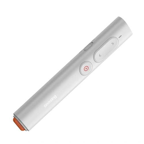 Kup Baseus Multifunktions-Fernbedienung Orange Dot für Präsentationen, mit Laserpointer, ohne Batterien (weiß) - BSU1899WHT - {ean13} - Sklep Home Screen