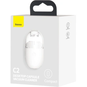 Kup Bezdrátový mini stolní vysavač Baseus Capsule C2, 1000Pa (bílý) - BSU1901WHT - {ean13} - Sklep Home Screen