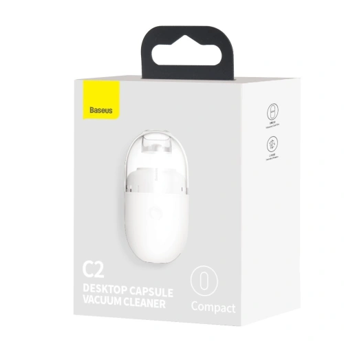 Buy Baseus C2 Desktop Capsule Vacuum Cleaner White - BSU1901WHT - {ean13} - Home Screen Store Europe