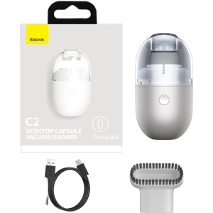 Kup Bezdrátový mini stolní vysavač Baseus Capsule C2, 1000Pa (bílý) - BSU1901WHT - {ean13} - Sklep Home Screen