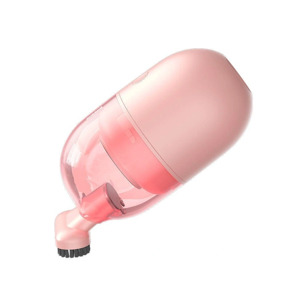 Bezprzewodowy mini odkurzacz biurkowy Baseus Capsule C2, 1000Pa (różowy)
