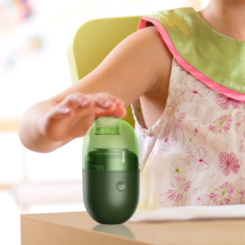 Kup Aspirator mini de birou fără fir Baseus Capsule C2, 1000Pa (verde) - BSU1903GRN - {ean13} - Sklep Home Screen
