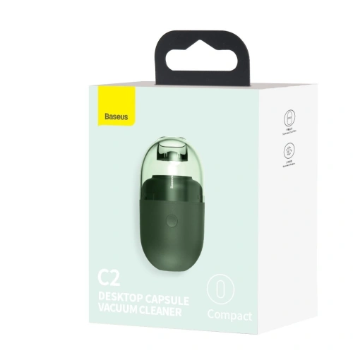 Kup Aspirator mini de birou fără fir Baseus Capsule C2, 1000Pa (verde) - BSU1903GRN - {ean13} - Sklep Home Screen