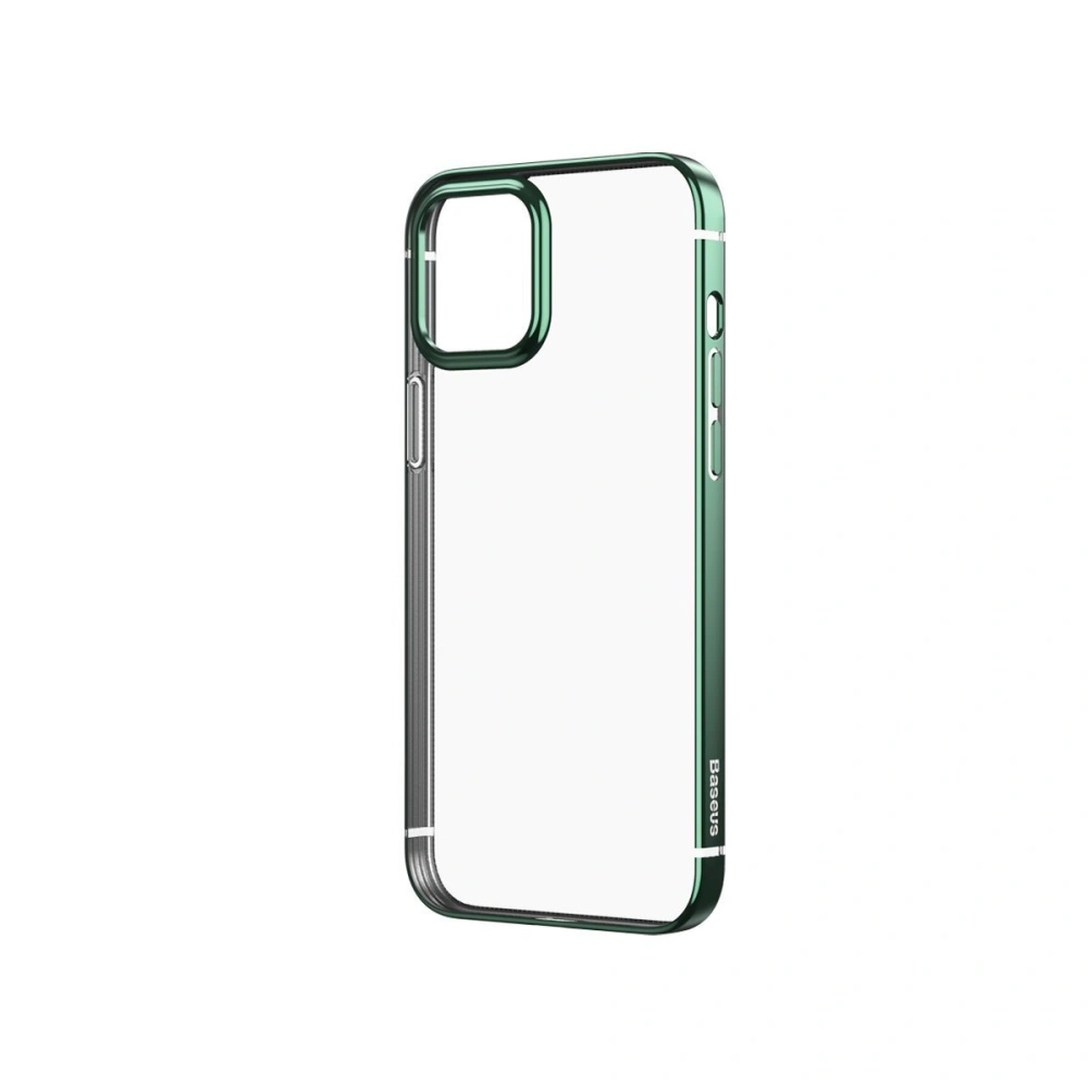 Przezroczyste etui Baseus Shining Case Apple iPhone 12/12 Pro (zielony)