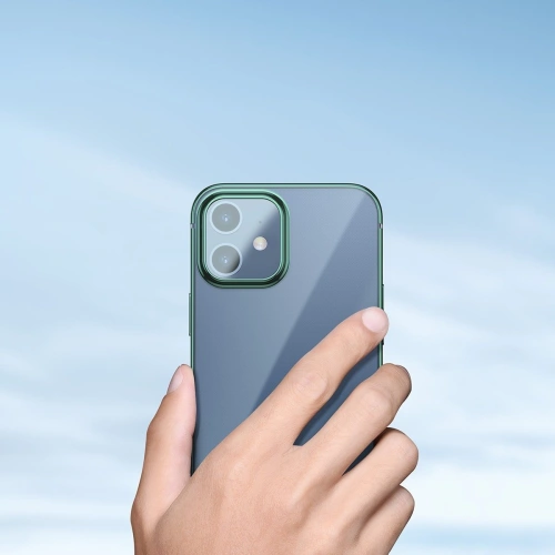 Kup Etui transparent Baseus Shining Case Apple iPhone 12/12 Pro (verde) - BSU1905GRN - {ean13} - Sklep Home Screen
