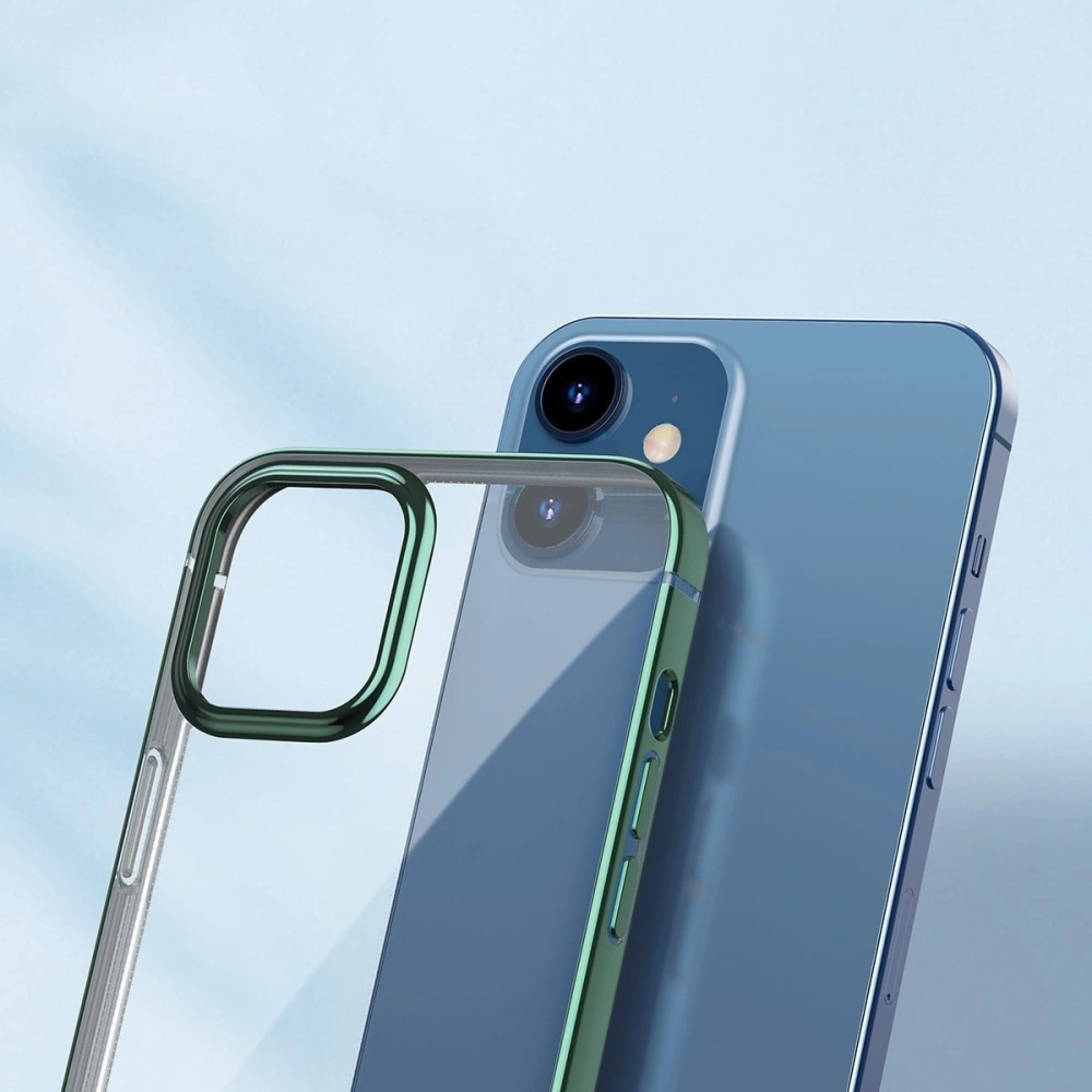 Przezroczyste etui Baseus Shining Case Apple iPhone 12/12 Pro (zielony)