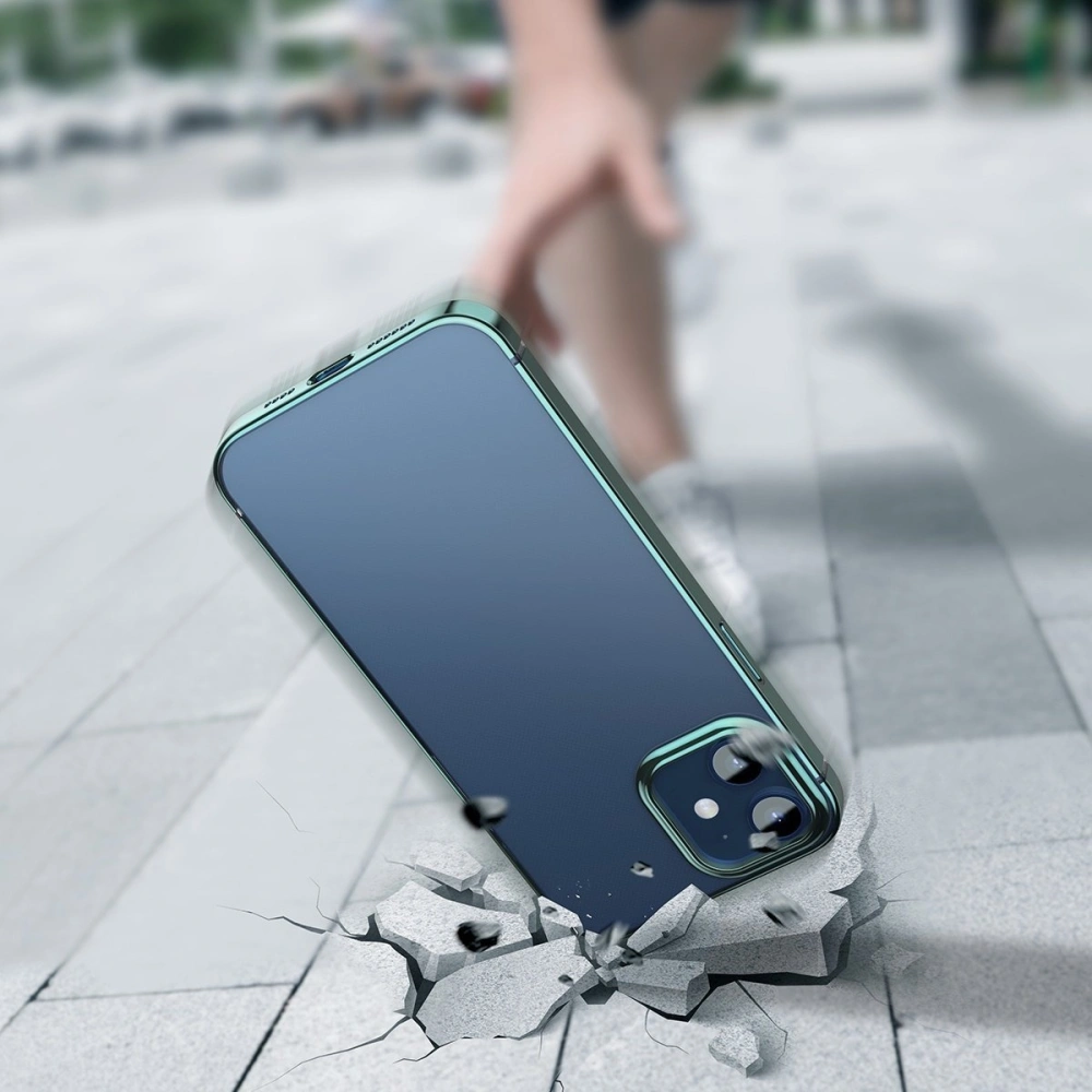 Przezroczyste etui Baseus Shining Case Apple iPhone 12/12 Pro (zielony)