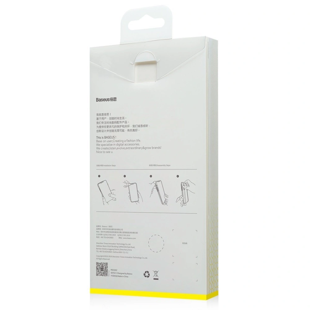 Przezroczyste etui Baseus Shining Case Apple iPhone 12/12 Pro (zielony)