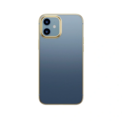 Kup Etui transparent Baseus Shining Case Apple iPhone 12/12 Pro (auriu) - BSU1906GLD - {ean13} - Sklep Home Screen