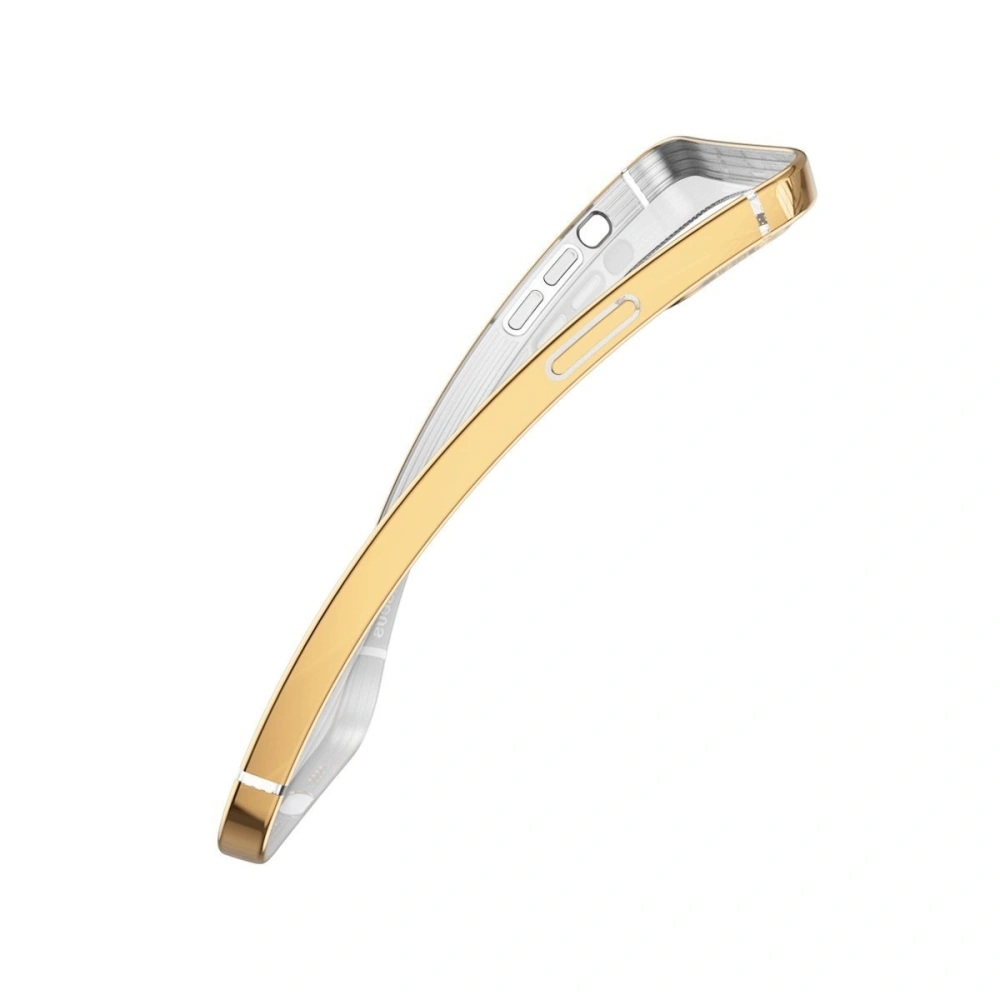 Przezroczyste etui Baseus Shining Case Apple iPhone 12/12 Pro (złoty)