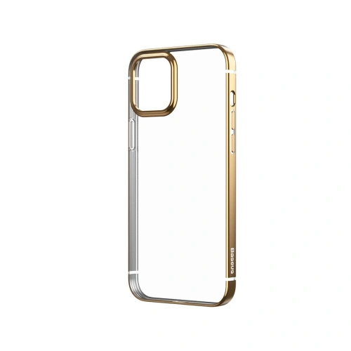 Kup Etui transparent Baseus Shining Case Apple iPhone 12/12 Pro (auriu) - BSU1906GLD - {ean13} - Sklep Home Screen