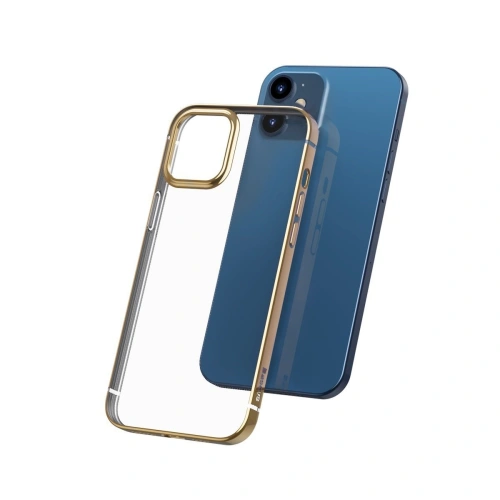 Kup Przezroczyste etui Baseus Shining Case Apple iPhone 12/12 Pro (złoty) - BSU1906GLD - {ean13} - Sklep Home Screen