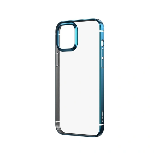 Kup Etui transparent Baseus Shining Case Apple iPhone 12/12 Pro (albastru) - BSU1907BLU - {ean13} - Sklep Home Screen