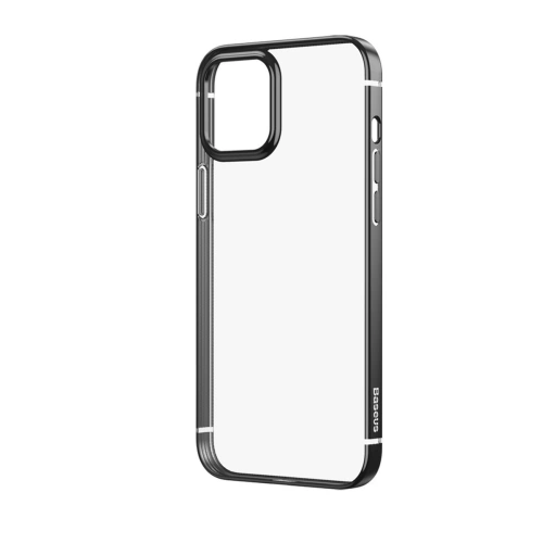 Kup Baseus Apple Transparentes Gehäuse Shining Case iPhone 12/12 Pro (schwarz) - BSU1908BLK - {ean13} - Sklep Home Screen