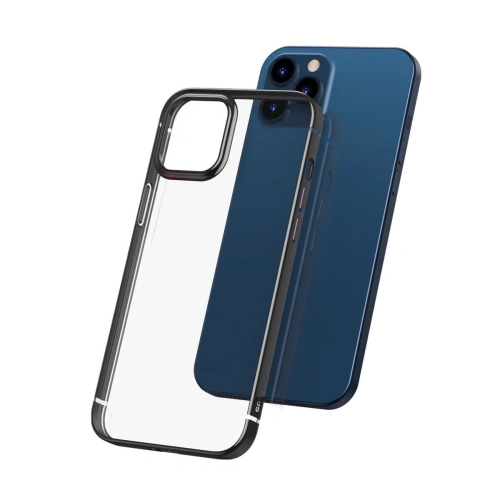 Kup Przezroczyste etui Baseus Shining Case Apple iPhone 12/12 Pro (czarny) - BSU1908BLK - {ean13} - Sklep Home Screen