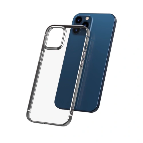 Kup Etui transparent Baseus Shining Case Apple iPhone 12/12 Pro (argintiu) - BSU1909SLV - {ean13} - Sklep Home Screen