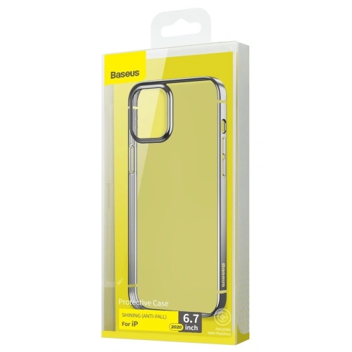 Kup Etui transparent Baseus Shining Case Apple iPhone 12/12 Pro (argintiu) - BSU1909SLV - {ean13} - Sklep Home Screen