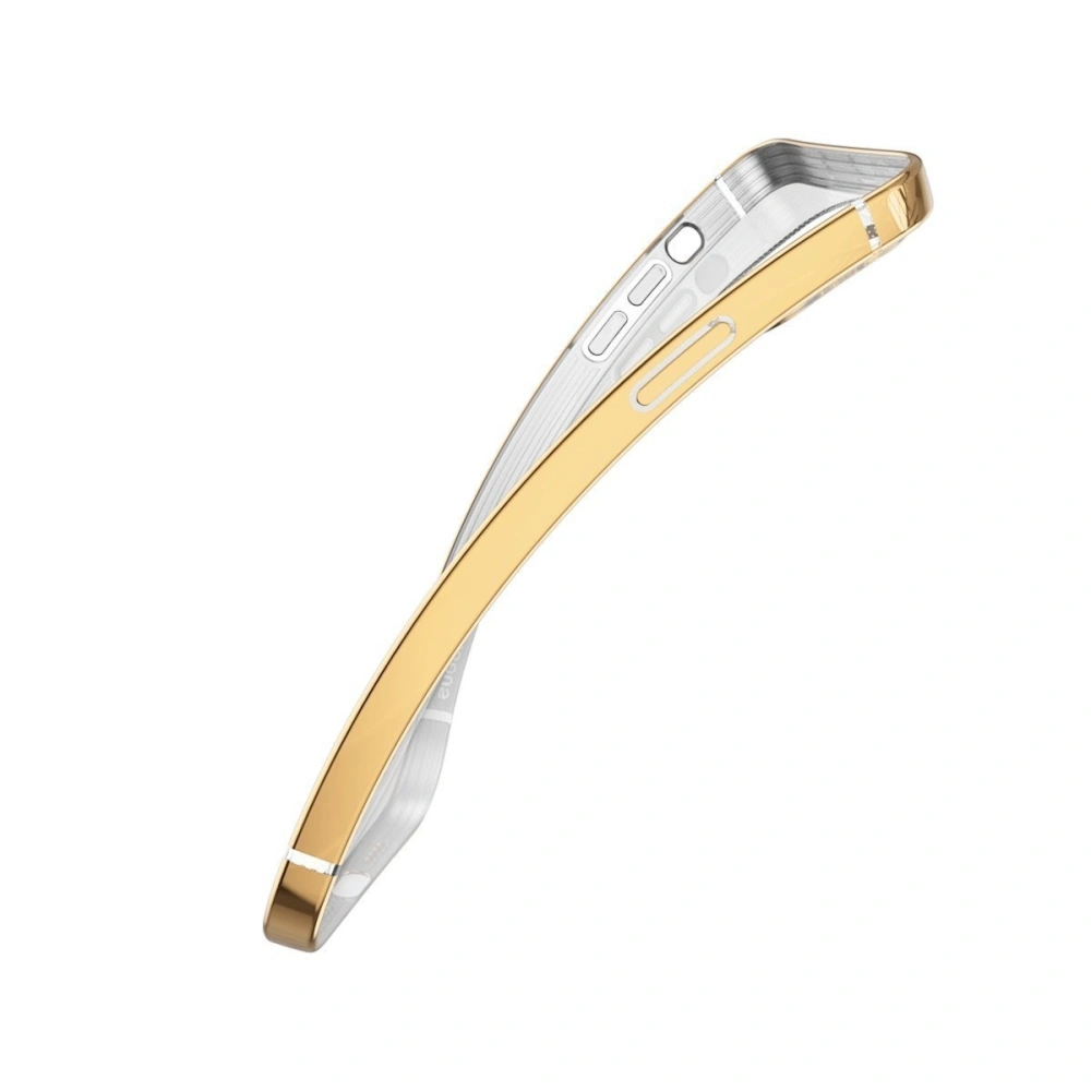 Przezroczyste etui Baseus Shining Case Apple iPhone 12/12 Pro (złoty)